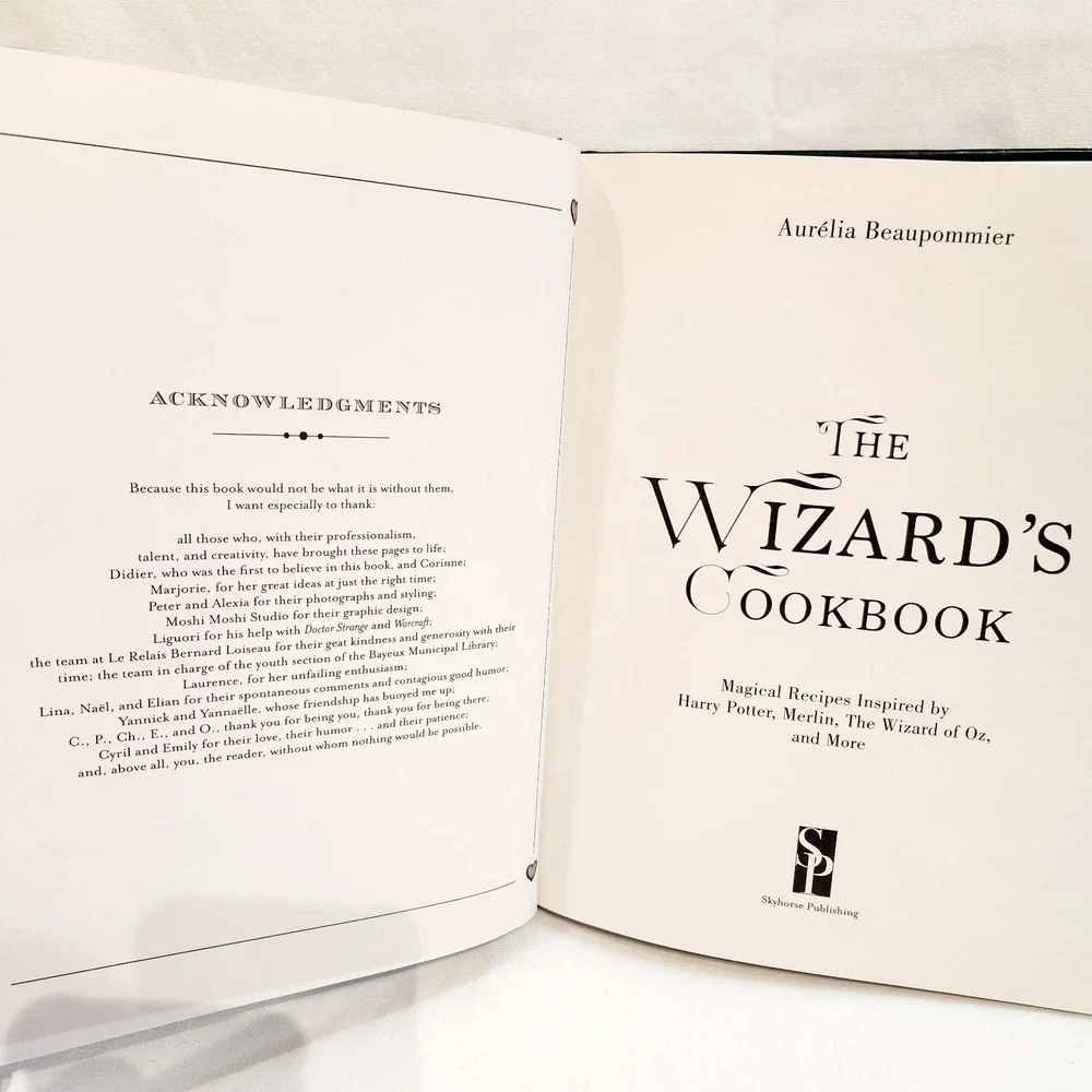 Wizard's Cookbook Magical‎ Recipes Harry Potter Wizard of Oz Hardcover